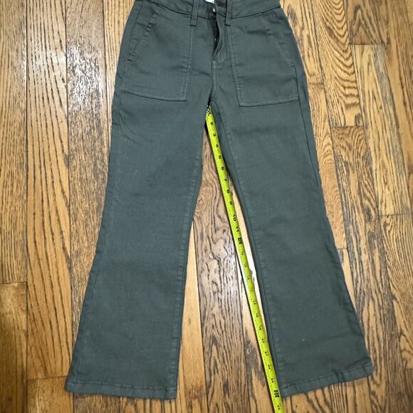 bp Army Green Cropped Flares - Picture 5 of 6